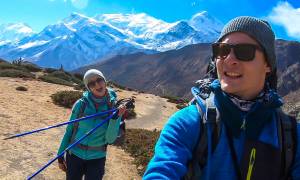 Essential Annapurna Base Camp main - trekking couple