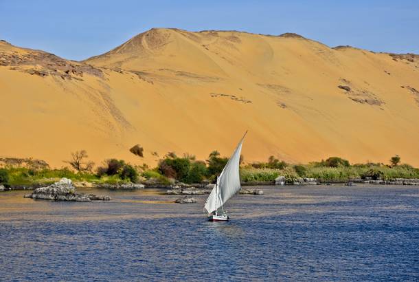 Felucca on Nile - Egypt best time to visit - On The Go Tours