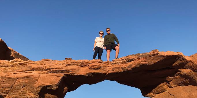Wadi Rum rock arch | Jordan