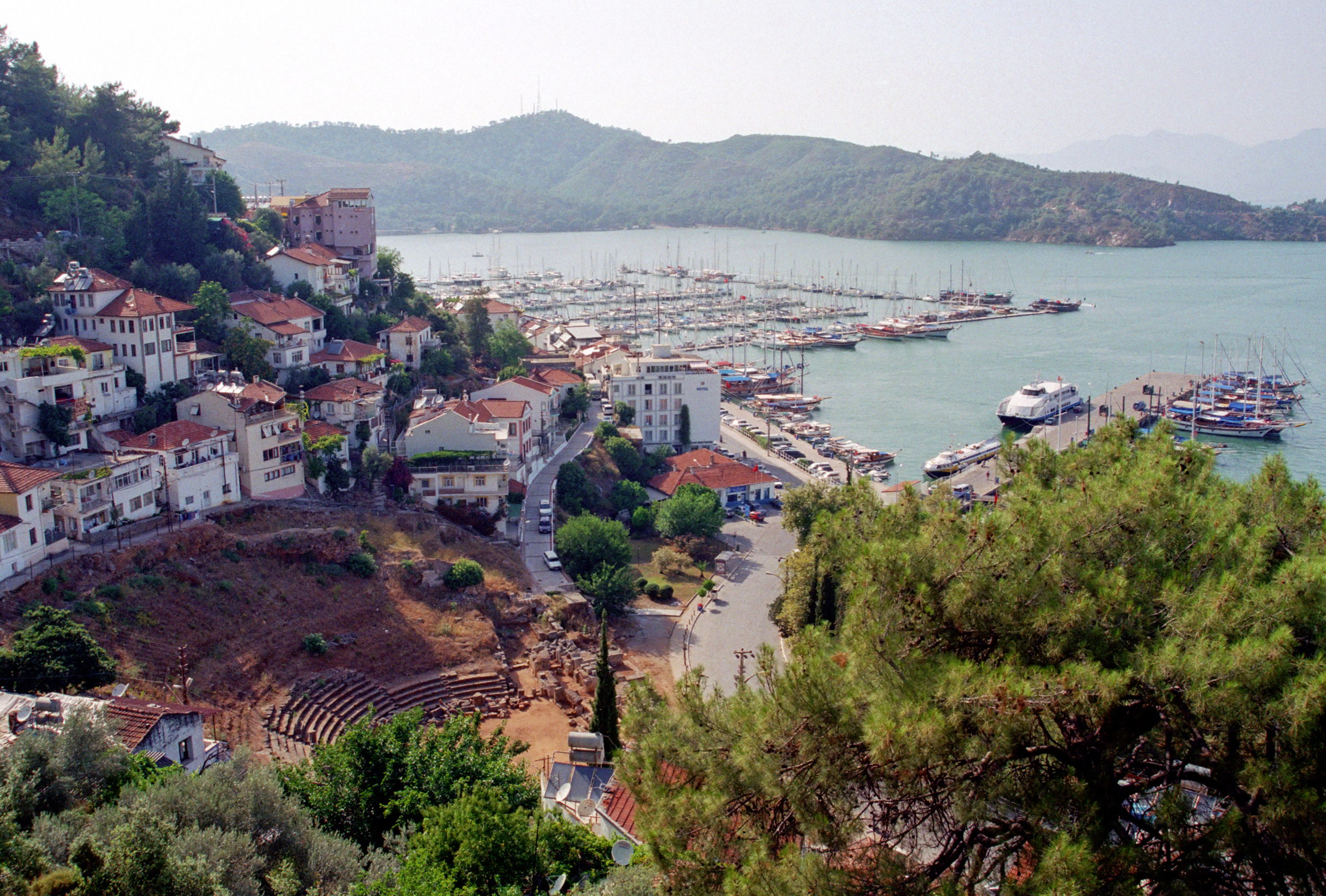 Aerial view of Fethiye