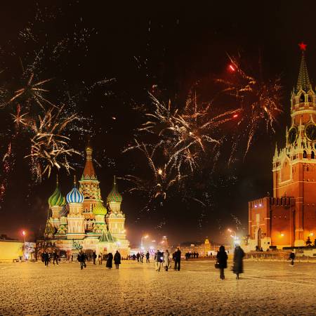 Fireworks over Red Square - Russia Tours - On The Go Tours