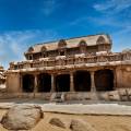 Sand coloured temple in Mahabalipuram