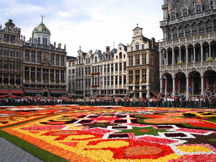 Flower Carpet in the Central Square of Brussels