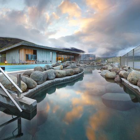 Fontana Baths pool - Iceland Tours - On The Go Tours