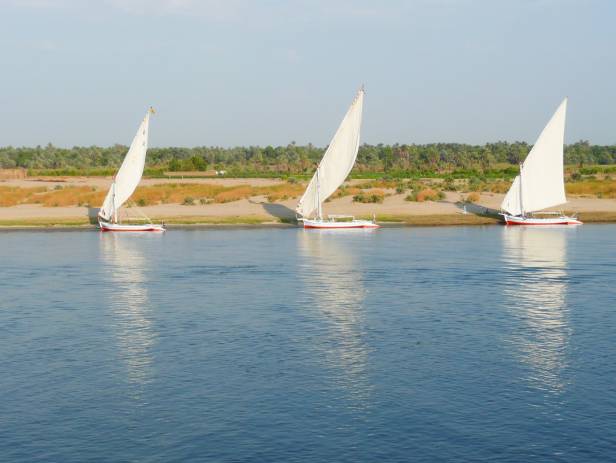 Cruise ship on the River Nile