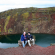 Travellers at the Kerid Crater Lake | Iceland