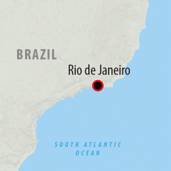The Rio Carnival - 6 days map