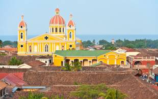 Granada skyline in Nicaragua - Best time to visit - On The Go Tours