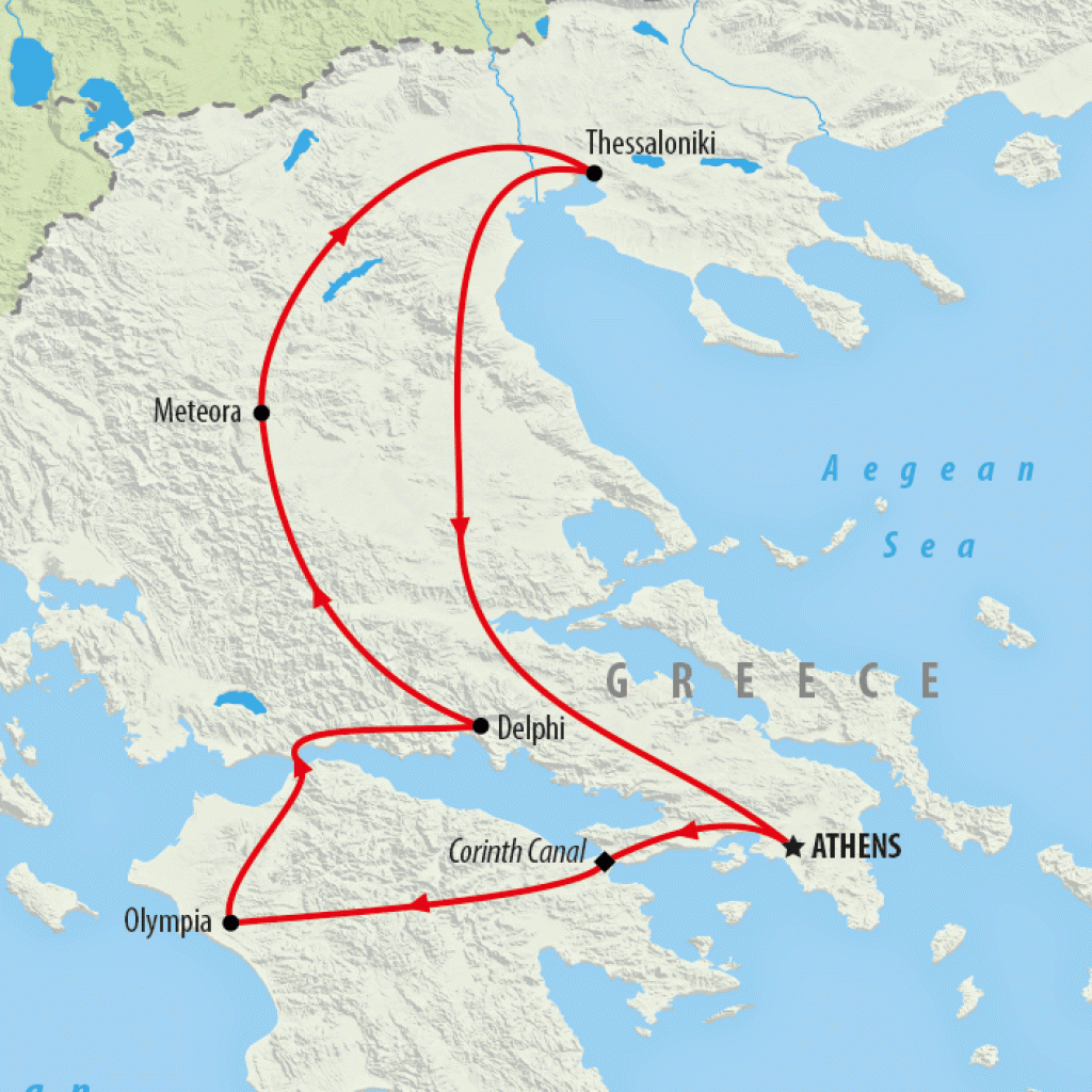 ancient greece road trip