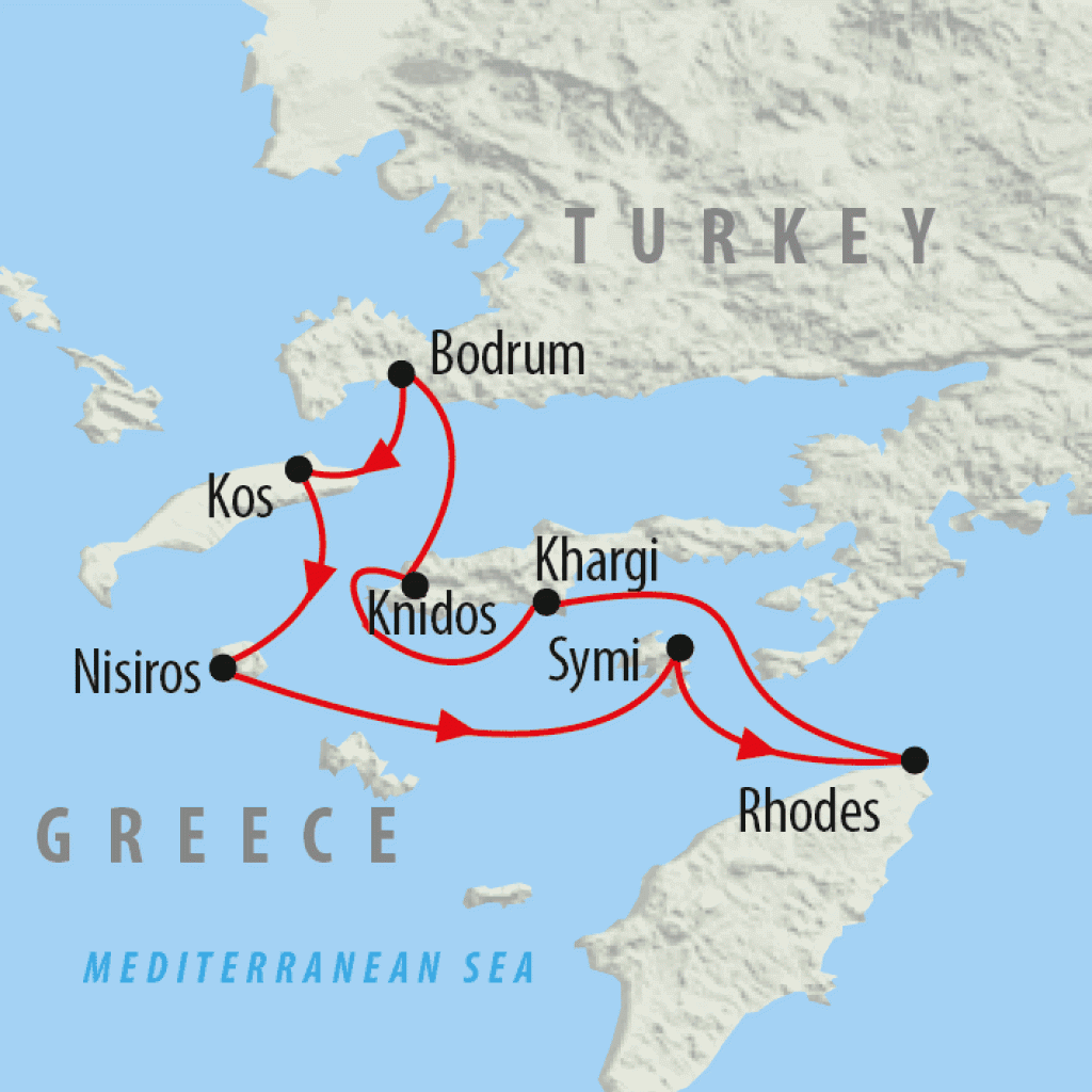 Map Of Kos And Turkey Greece & Turkey Island Hopping In 8 Days | On The Go Tours | Ca
