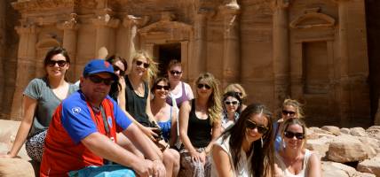 Group at Petra