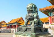 Guardian lion in Forbidden City | Beijing | China