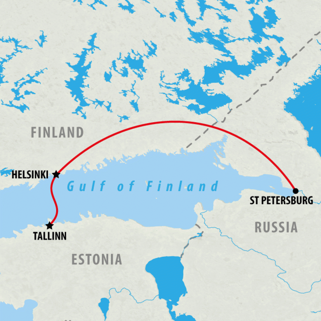 Gulf of Finland Explorer - 8 days map