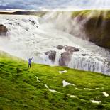 The amazing Gullfoss waterfall visited on our Iceland tours