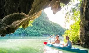 Halong bay kayaking