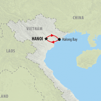 Hanoi & Halong Bay - 5 days map