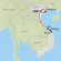 Hanoi to Hoi An - 8 days Map