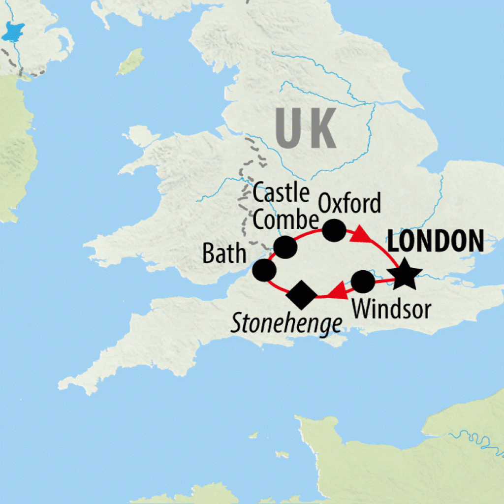 Heart of England Express (Hotel) - 2 days Map