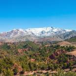 Admire the stunning High Atlas mountain range on your journey towards Ouarzazate | Morocco