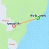 Highlights of Rio & Iguazu (Superior) - 6 days Map