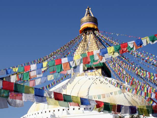 The great monument of Swayambhunath located in Kathmandu