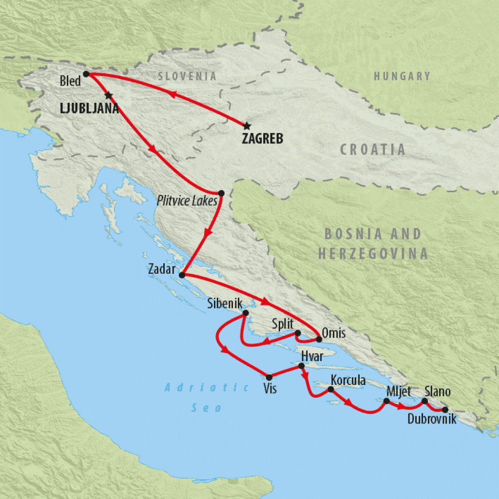 11 day journey through Croatia and Slovenia  On The Go Tours