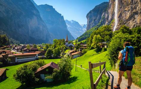 Hiking in Lauterbrutten - Switzerland