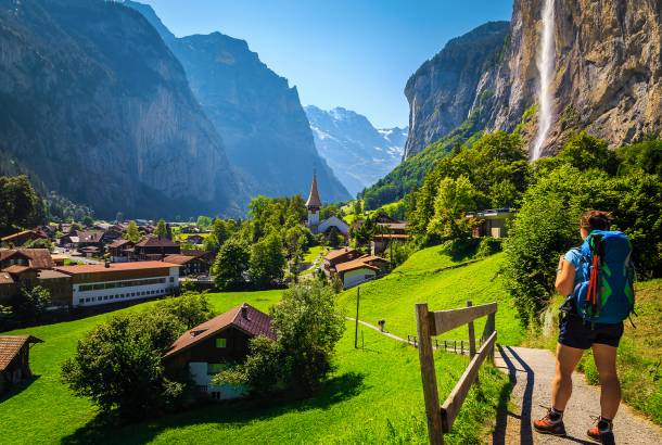 Hiking in Lauterbrutten - Switzerland