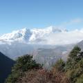 View from the top of a mountain in Dharamsala