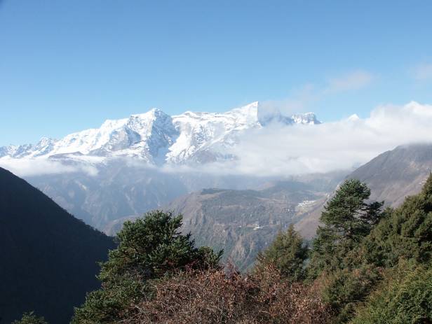 View from the top of a mountain in Dharamsala