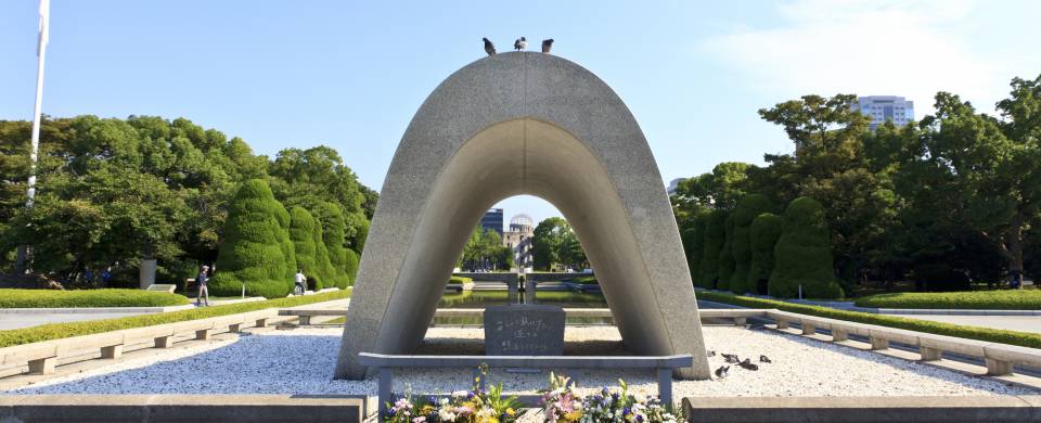 Hiroshima memorial, dedicated to those lost in the tragedy