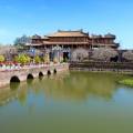 The majestic palace of the Imperial Forbidden City of Hue