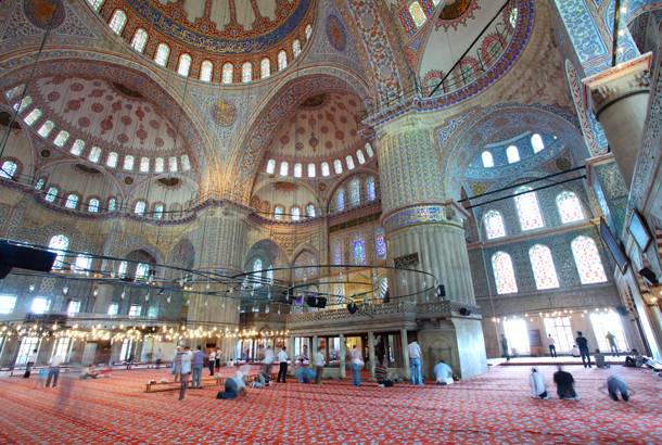 Inside the Blue Mosque - Turkey - On The Go Tours