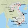 Inside Indochina - 21 days Map