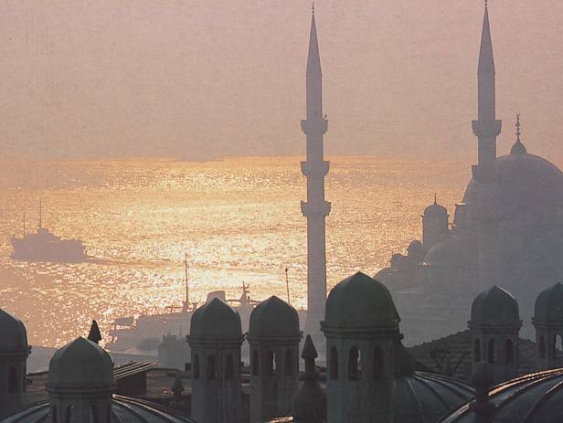 View of Kusadasi from across the water