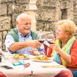 Senior couple at lunch | Italy