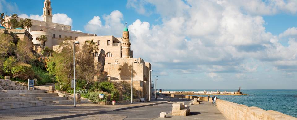 Old Jaffa sitting on the waterfront, near Tel Aviv