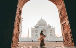 Jess Flying the Nest Taj Mahal