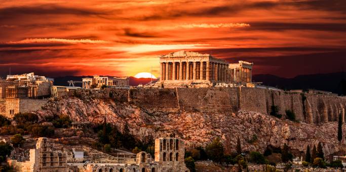 The Acropolis at sunset | Athens | Greece 