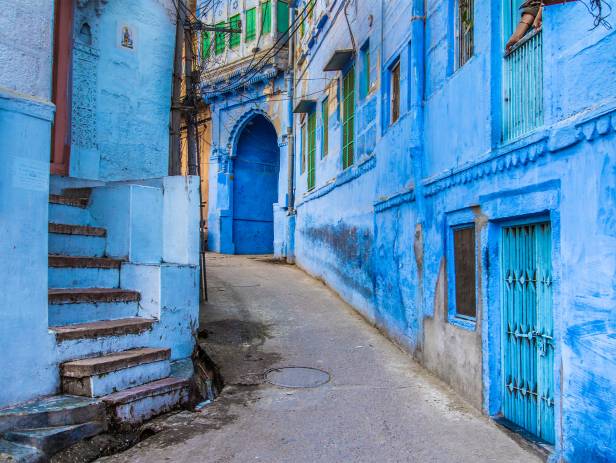 Blue City and Mehrangarh Fort in Jodhpur