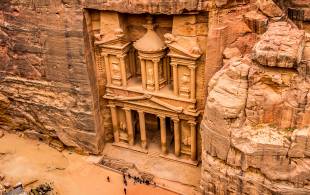 Jordan 2018 Tours page carousel image - Treasury from above