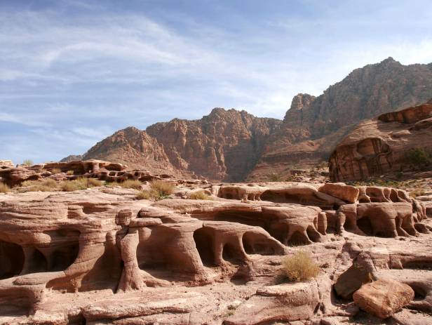 Rugged, mountainous landscape of the Dana Nature Reserve