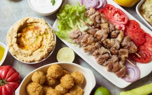 Jordan on the Menu main image - Jordan food stock image