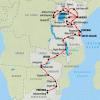 Jungle, Falls & Game Parks (Accommodated) - 46 days Map
