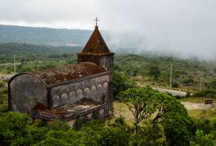 Kampot - rusty French church in Bokor National Park - Highlight image