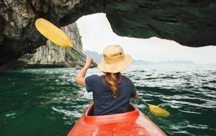 Kayaking around Halong Bay - Vietnam - On The Go Tours