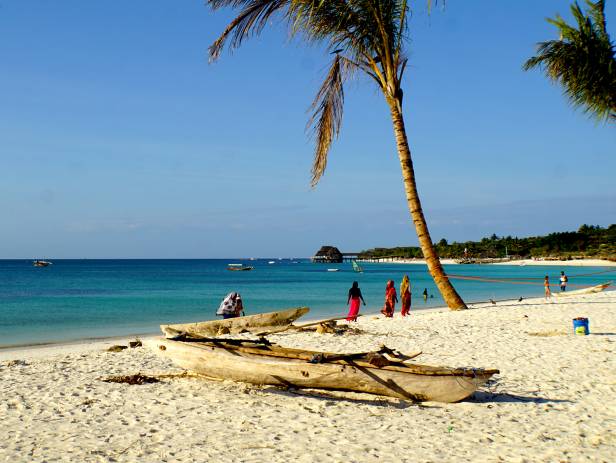 View of Dar es Salaam from across the water