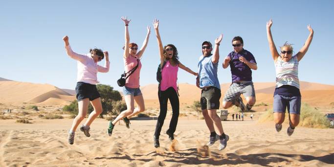 Group in the Namib Desert | Namibia 