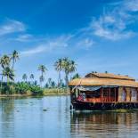Houseboat on the backwaters of Kerala