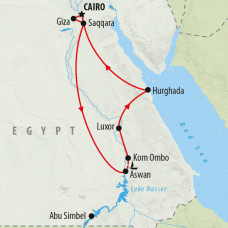 Essential Egypt & Red Sea - 13 days Map